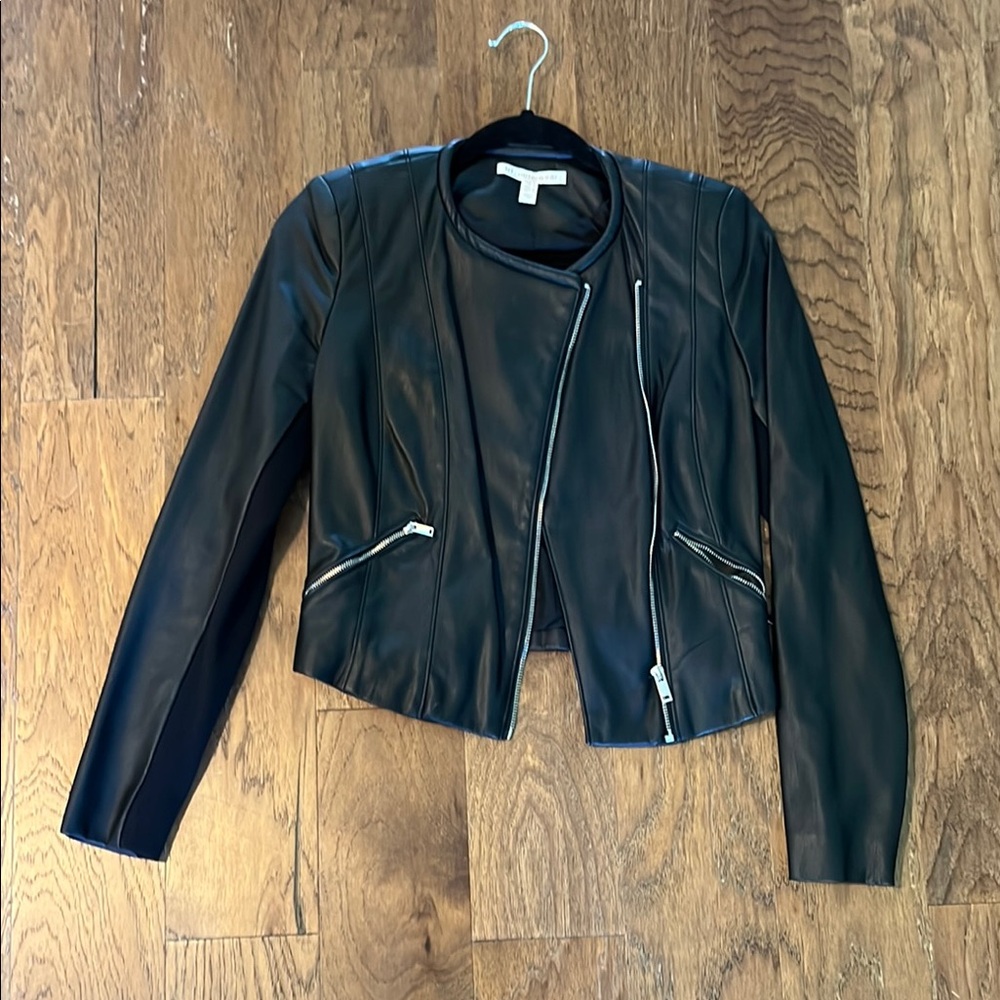 Elegant Black Leather Jacket